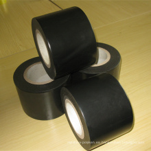 Uso negro de la cinta de embalaje del tubo de la protección de corrosión de 20mils 25mils para la tubería del aceite de gas
